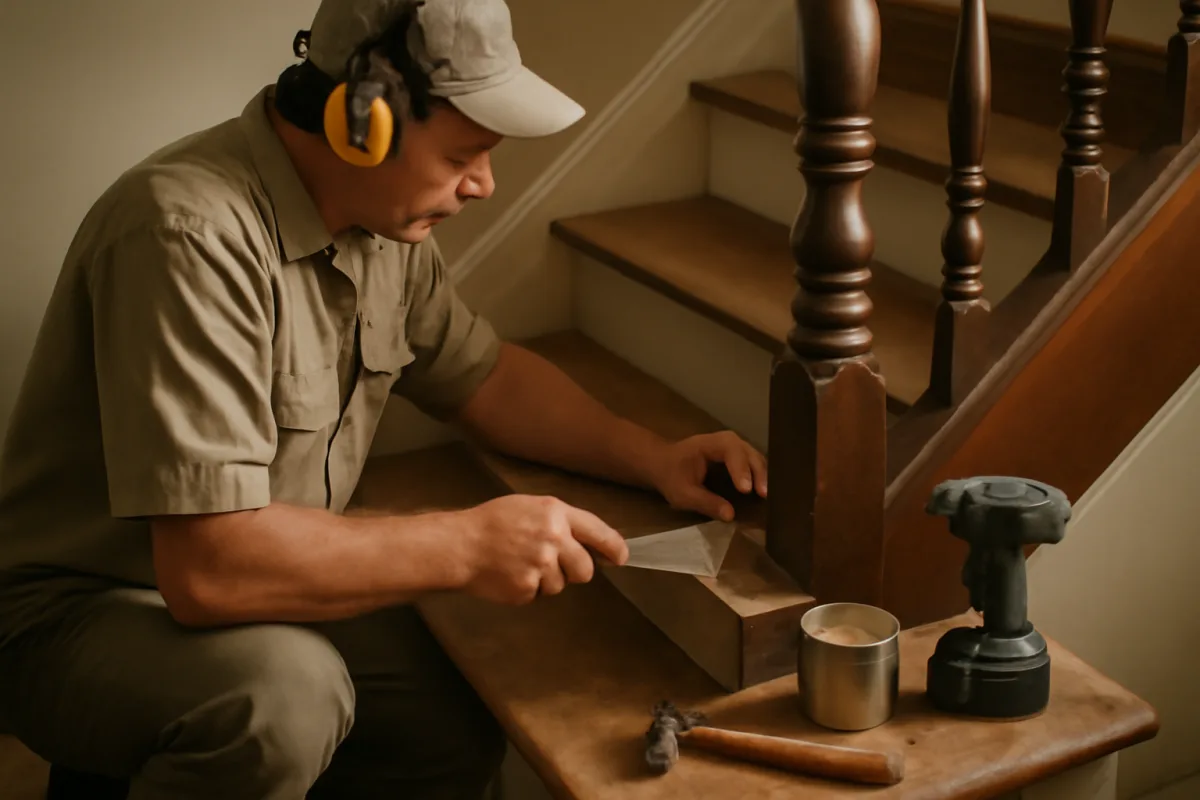 Restauro di scale in legno: soluzioni artigianali che prevengono scricchiolii e usura