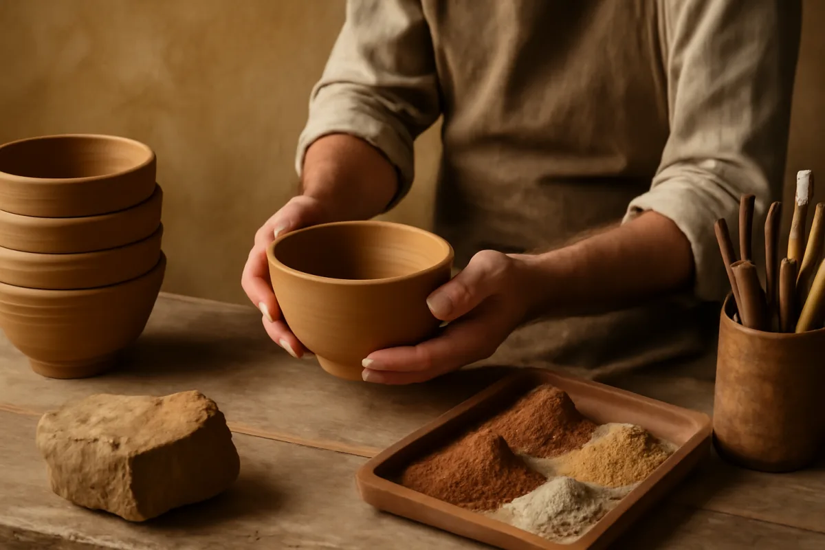 Materia prima artigianale: perché preferire argilla e terre naturali per finiture d’effetto