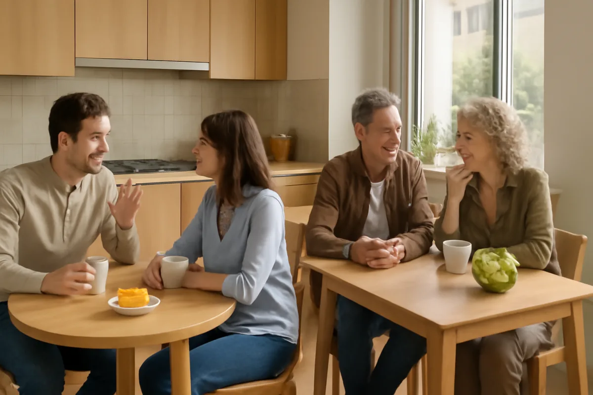 Tavoli su misura per cucina: le forme che ottimizzano davvero convivialità e utilizzo