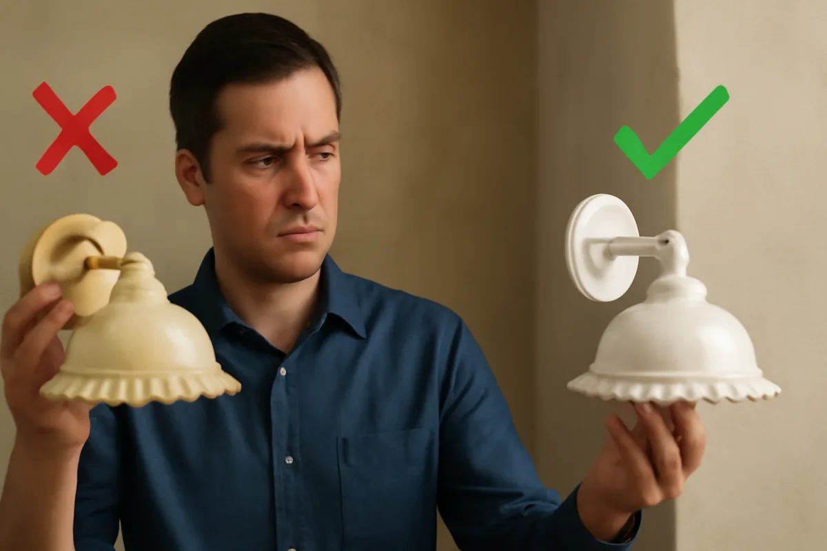 Come scegliere le applique in ceramica fatte a mano? Evita il modello che ingiallisce subito